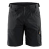 Men's black eleven pocketed ripstop work shorts