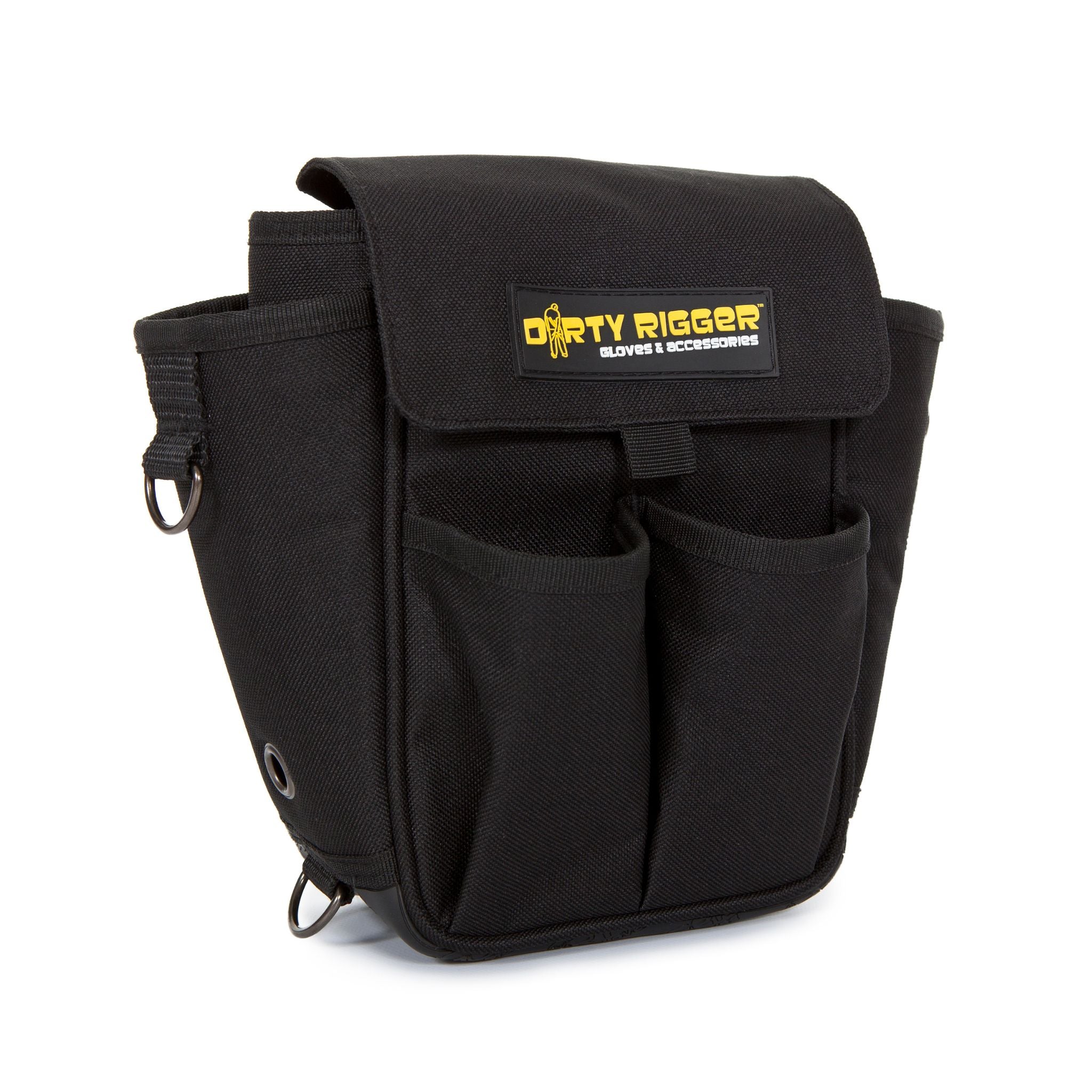 Stagehand tech pouch with tool pockets and d-rings