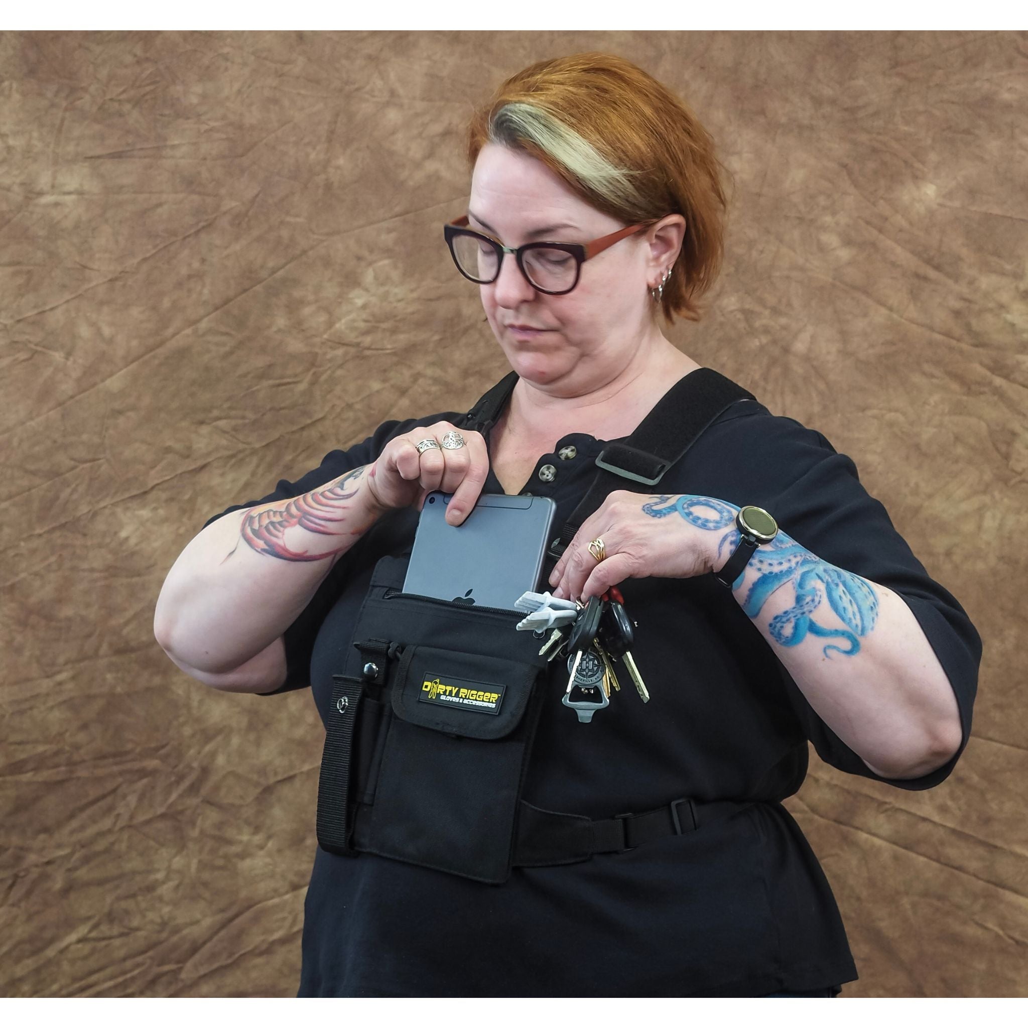 Chest Rig with LED Light - Stagehands Clothing